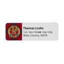 Search for clan return address labels Red