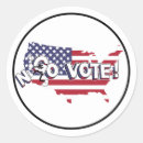 Search for go vote stickers Patriotic