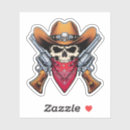 Search for cowboy skeletons stickers Skull