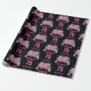 Search for 75th birthday wrapping paper Seventy five