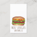 Search for burgers business cards Restaurant