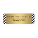Search for gold chevron return address labels Zigzag