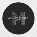 Search for black and white circles stickers For her