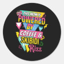 Search for powered by coffee stickers Women