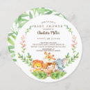 Search for cute animals baby shower invitations Giraffe