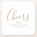 Search for favour wedding coasters Elegant typography