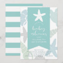Search for turquoise starfish invitations Seashell