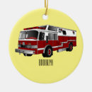 Search for fire truck christmas tree decorations Vehicle