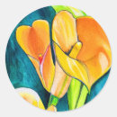Search for calla lily flower stickers Watercolor