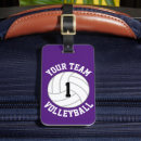 Search for volleyball luggage tags Team