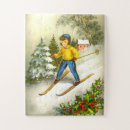 Search for vintage children puzzles Snow