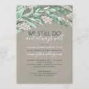Search for rustic vow renewal invitations Floral