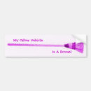 Search for witchcraft bumper stickers Broom