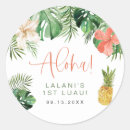 Search for tropical hibiscus stickers Palm leaf