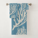 Search for seashells bath towels Seaweed