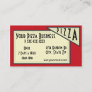 Search for pizza business cards Pie