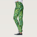 Search for green palm leaf leggings Monstera