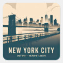 Search for new york skyline stickers Brooklyn bridge