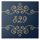 Search for navy and gold tiles Vintage