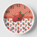 Search for strawberry kitchen clocks Strawberries