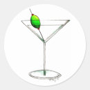 Search for drinking glass stickers Martini