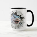 Search for shark attack mugs Cartoon
