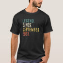 Search for sept 19 tshirts Legend