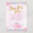 Search for tea for two invitations Floral