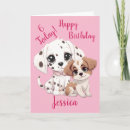 Search for dog 3rd birthday cards Cartoon