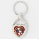 Search for a rose picture key rings White