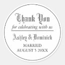 Search for gothic thank you stickers Elegant