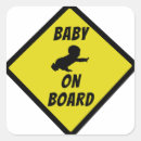 Search for sign board stickers Baby on board