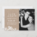 Search for burlap save the dates Country