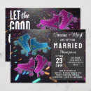 Search for disco wedding invitations Glitter