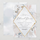Search for dusty blue floral rehearsal dinner invitations Summer