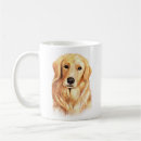 Search for funny golden retriever mugs Watercolor