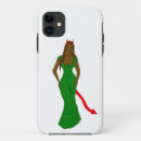 Search for african american girl iphone cases Green