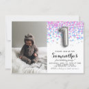 Search for confetti 1st birthday invitations Balloon