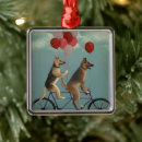 Search for tandem bicycle christmas tree decorations Steampunk dogs fabfunky