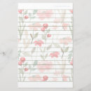 Search for lined floral stationery paper Cute
