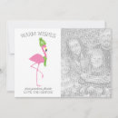 Search for pink flamingo christmas cards Winter