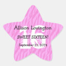 Search for zebra sweet sixteen stickers Pink