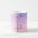Search for purple glitter mugs Holographic