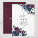 Search for navy and plum wedding invitations Blue