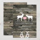 Search for buck and doe wedding invitations Antlers