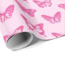 Search for butterflies wrapping paper Illustration