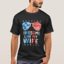 Search for my wife is awesome tshirts Couple
