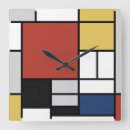 Search for black and red clocks Minimalist