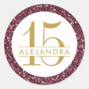 Search for burgundy glitter stickers Birthday