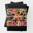 Search for funny turkey wrapping paper Fall